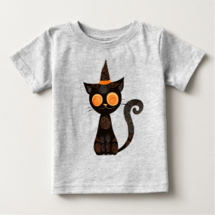 Halloween/cat//fall /whimsical baby T-Shirt