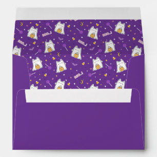Halloween Cat Ghost Interior Envelope