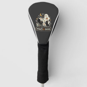Halloween Cat Ghost Magic Golf Head Cover