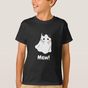 Halloween cat ghost mew! T-Shirt