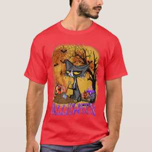 Halloween Cat Halloween Costume  T-Shirt