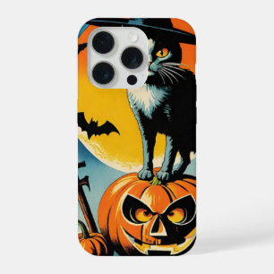 halloween cat iPhone 15 pro case