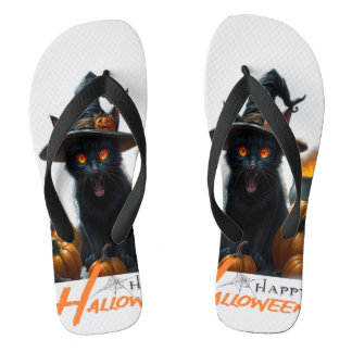 Halloween Cat Jandals