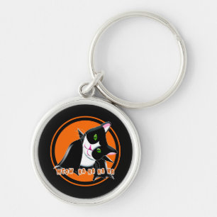 Halloween Cat Key Ring