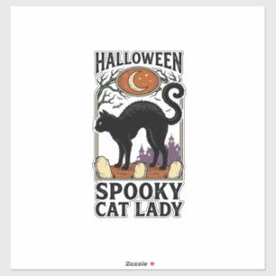 Halloween Cat Lady Vintage Black Cat Shirt_1