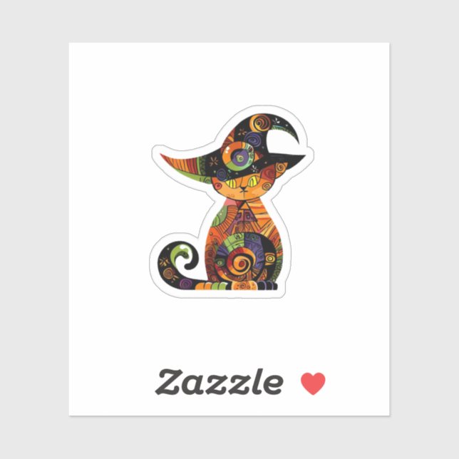 Halloween/Cat/Magical/Colourful/abstract (Sheet)