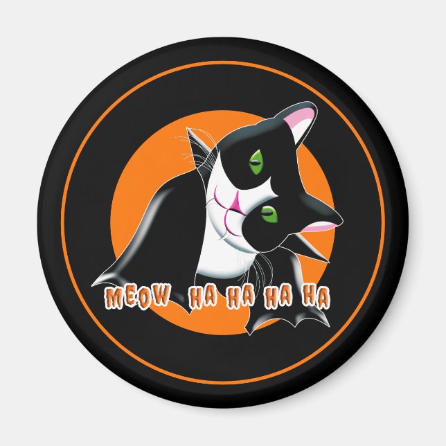 Halloween Cat Magnet (Front)