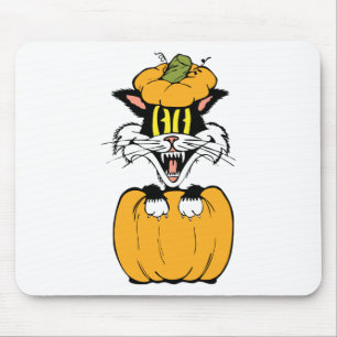 Halloween Cat Mouse Pad