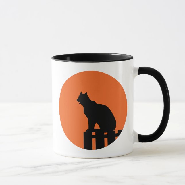 Halloween Cat Mug (Right)
