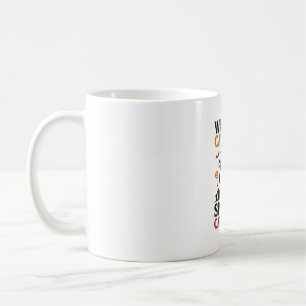 Halloween Cat Mum Vintage Witchy Cat Lover Design_ Coffee Mug