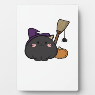 Halloween Cat Oversized T-Shirt Plaque