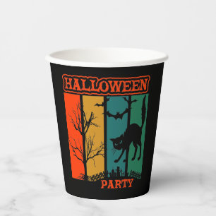 Halloween Cat Party Paper Cups