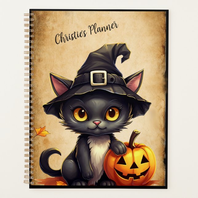 Halloween Cat Planner (Front)