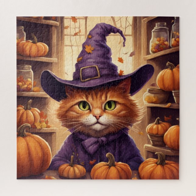 halloween cat puzzle (Vertical)