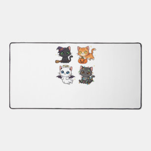 Halloween Cat Spooky and Stylish Feline-Inspired Desk Mat
