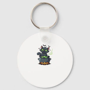 Halloween Cat  Spooky and Stylish Feline-Inspired  Key Ring