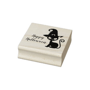 Halloween Cat Stamp