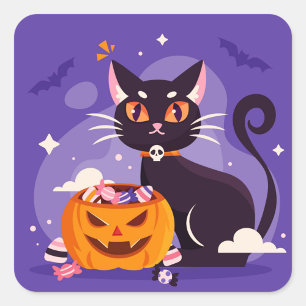 Halloween Cat Sticker