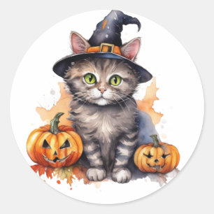 Halloween Cat Stickers