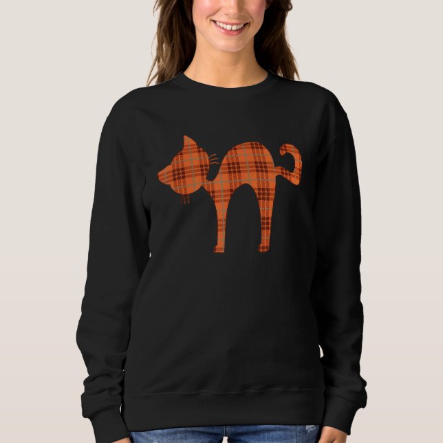 Halloween Cat Sweatshirt (Front)