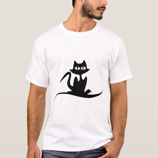 Halloween cat T-Shirt (Front)