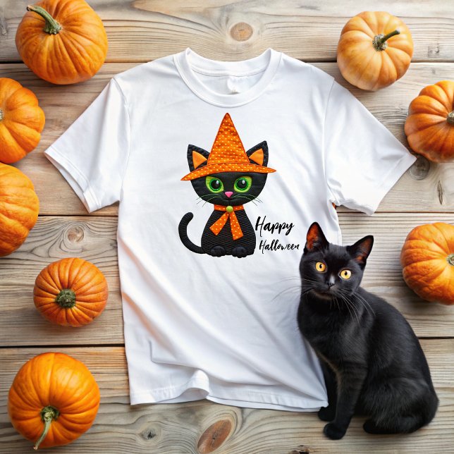 Halloween Cat T-Shirt (Creator Uploaded)