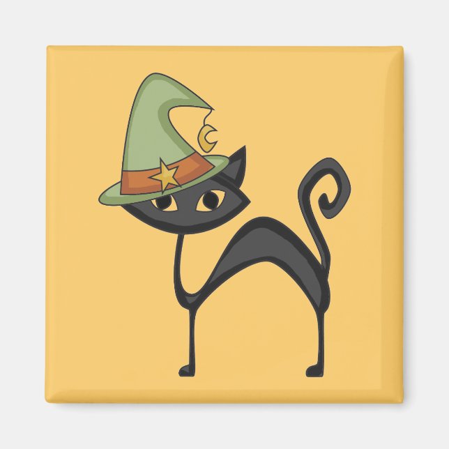 Halloween Cat T-shirts and Gifts Magnet (Front)