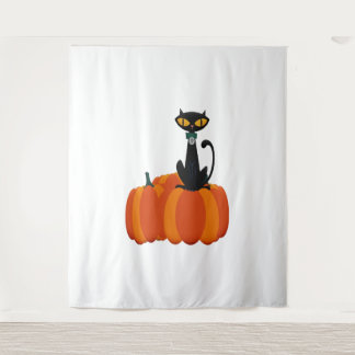 Halloween Cat Tapestry