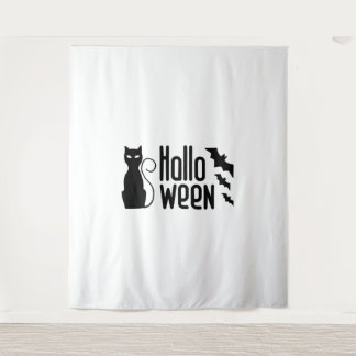 halloween cat                     tapestry