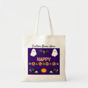 Halloween Cat Tote Bag - Personalise