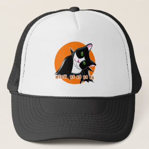 Halloween Cat Trucker Hat