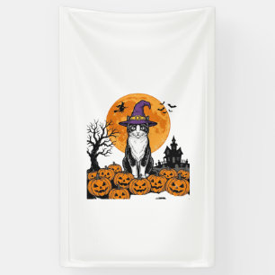 Halloween Cat Witch Pumpkin Vintage Spooky_1 Banner