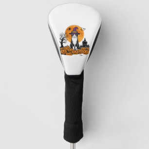 Halloween Cat Witch Pumpkin Vintage Spooky_1 Golf Head Cover