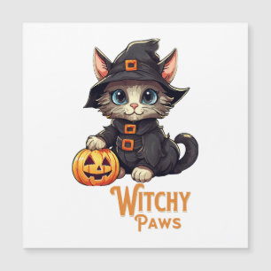 Halloween Cat Witchy Paws