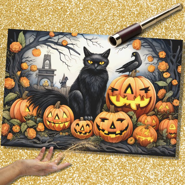 Halloween Cats 3 Decoupage Paper (Creator Uploaded)
