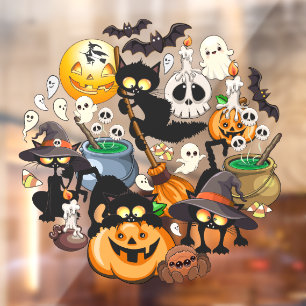 Halloween Cats Funny Party