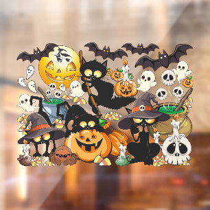 Halloween Cats Funny Party