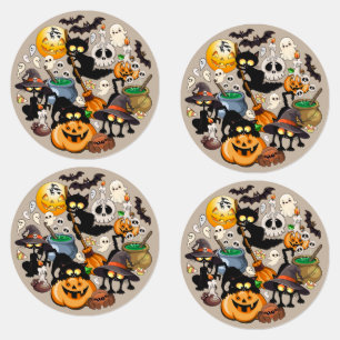 Halloween Cats Funny Party