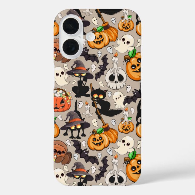 Halloween Cats Funny Party Case-Mate iPhone Case (Back)