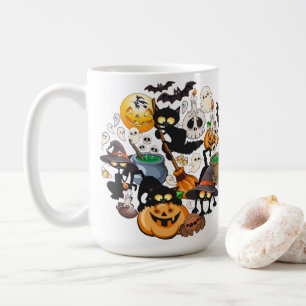 Halloween Cats Funny Party Coffee Mug