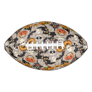 Halloween Cats Funny Party Football