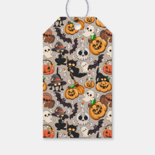 Halloween Cats Funny Party Gift Tags