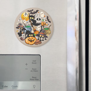 Halloween Cats Funny Party Magnet