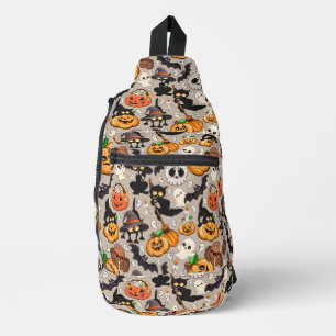 Halloween Cats Funny Party Sling Bag