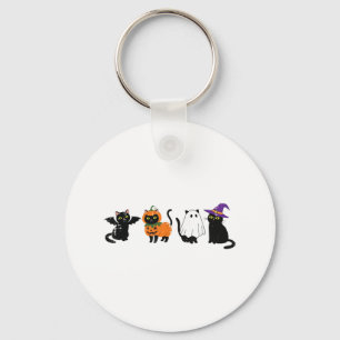 Halloween Cats Pumpkin Ghost Witch Costume Girls K Key Ring