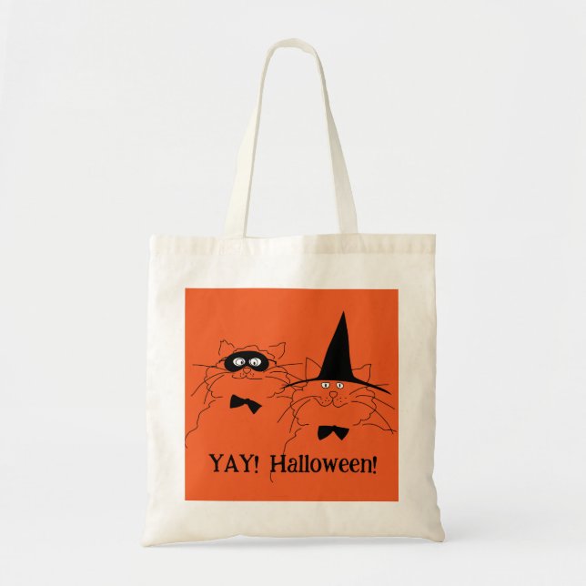 Halloween Cats Tote Bag (Front)
