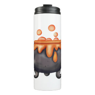 Halloween Cauldron Thermal Tumbler