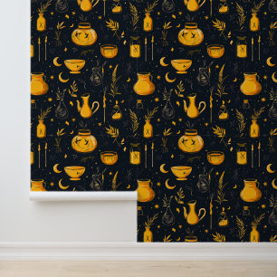 Halloween Cauldrons And Potions  Wallpaper