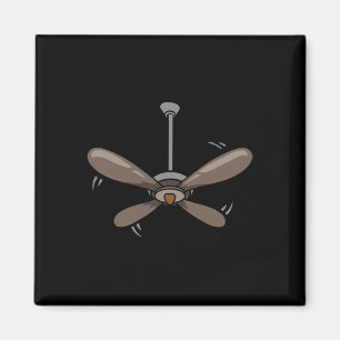 Halloween Ceiling Fan Costume Funny Easy Lazy Last Magnet