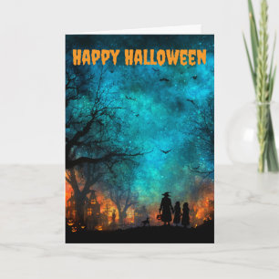 Halloween Celebration Holiday Card